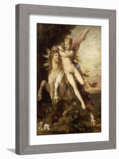 L'enlèvement d'Europe-Gustave Moreau-Framed Giclee Print