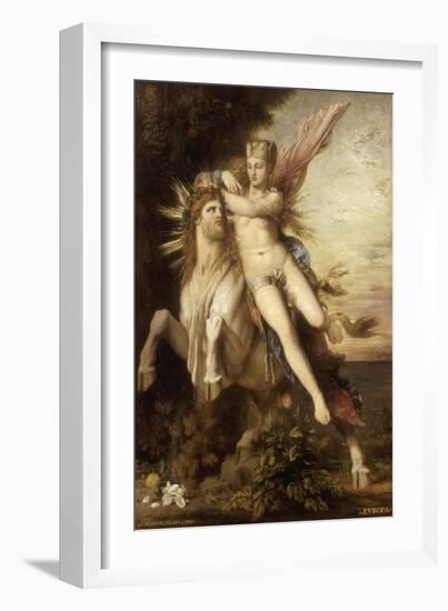 L'enlèvement d'Europe-Gustave Moreau-Framed Giclee Print