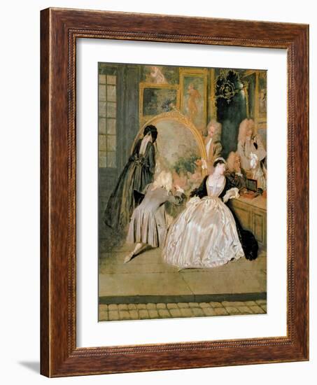 L'Enseigne De Gersaint, 1720-Jean Antoine Watteau-Framed Giclee Print