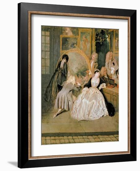 L'Enseigne De Gersaint, 1720-Jean Antoine Watteau-Framed Giclee Print