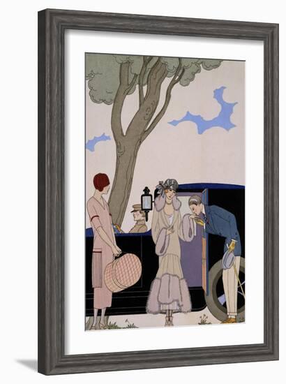 L'Ensie-Georges Barbier-Framed Giclee Print