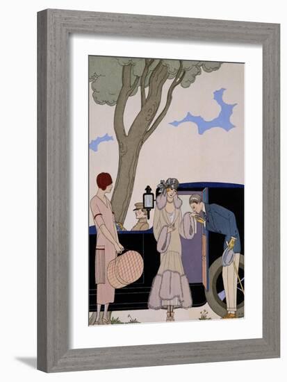 L'Ensie-Georges Barbier-Framed Giclee Print