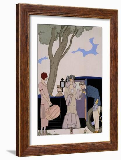 L'Ensie-Georges Barbier-Framed Giclee Print