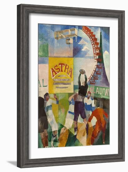 L'équipe de Cardiff-Robert Delaunay-Framed Giclee Print