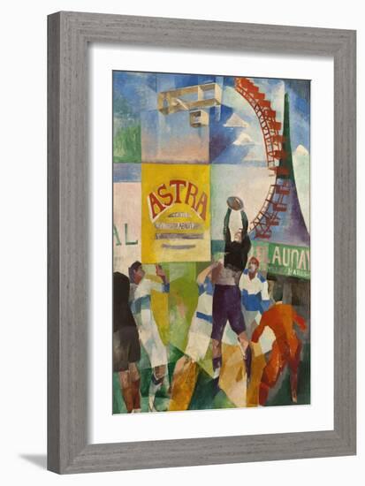 L'équipe de Cardiff-Robert Delaunay-Framed Giclee Print