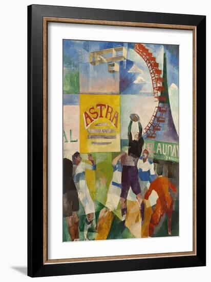 L'équipe de Cardiff-Robert Delaunay-Framed Giclee Print