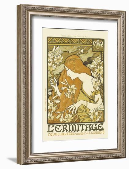 L'Ermitage, Illustrated Magazine-Paul Berthon-Framed Premium Giclee Print