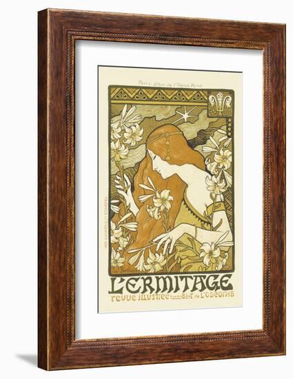 L'Ermitage, Illustrated Magazine-Paul Berthon-Framed Premium Giclee Print