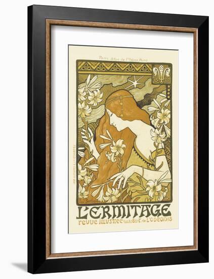 L'Ermitage, Illustrated Magazine-Paul Berthon-Framed Premium Giclee Print