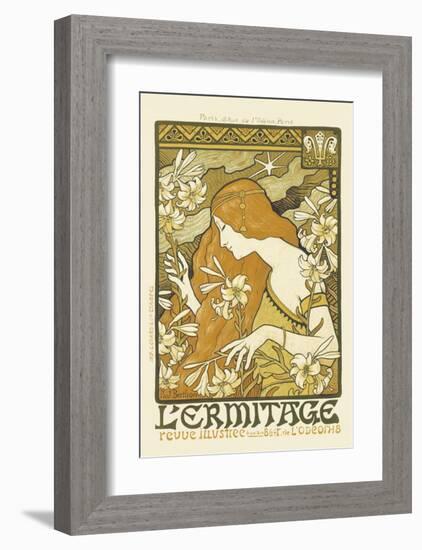L'Ermitage, Illustrated Magazine-Paul Berthon-Framed Premium Giclee Print