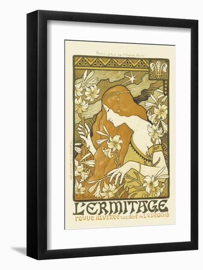 L'Ermitage, Illustrated Magazine-Paul Berthon-Framed Premium Giclee Print