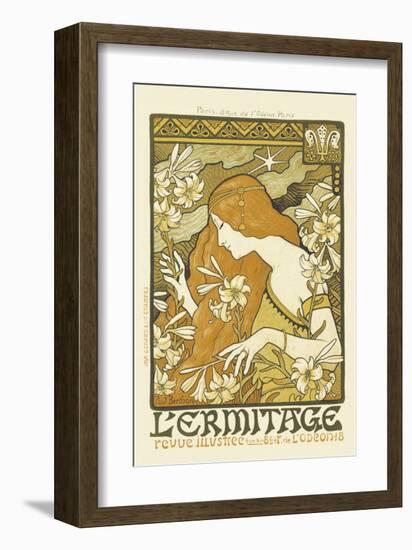 L'Ermitage, Illustrated Magazine-Paul Berthon-Framed Premium Giclee Print