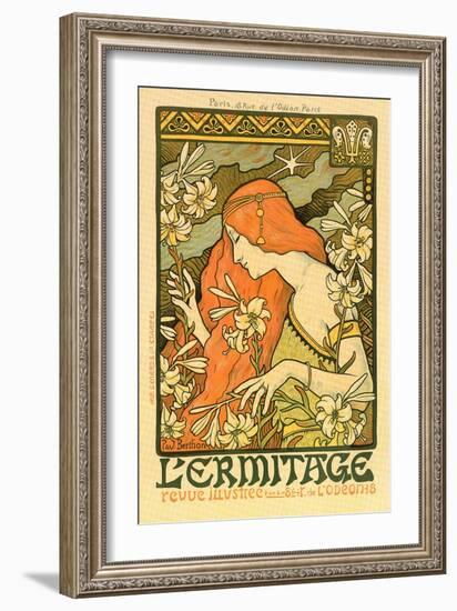 L'Ermitage, Revue Illustree-Paul Berthon-Framed Art Print