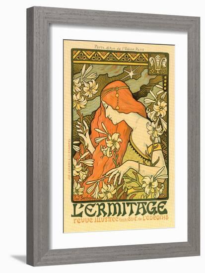 L'Ermitage, Revue Illustree-Paul Berthon-Framed Art Print