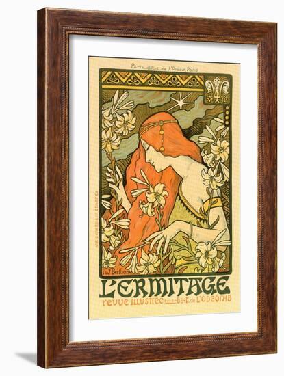 L'Ermitage, Revue Illustree-Paul Berthon-Framed Art Print