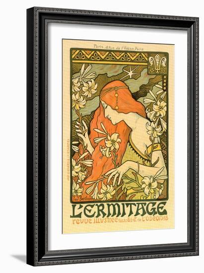 L'Ermitage, Revue Illustree-Paul Berthon-Framed Art Print