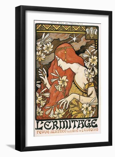 L'Ermitage-Paul Berthon-Framed Art Print