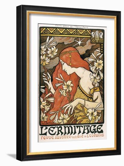 L'Ermitage-Paul Berthon-Framed Art Print