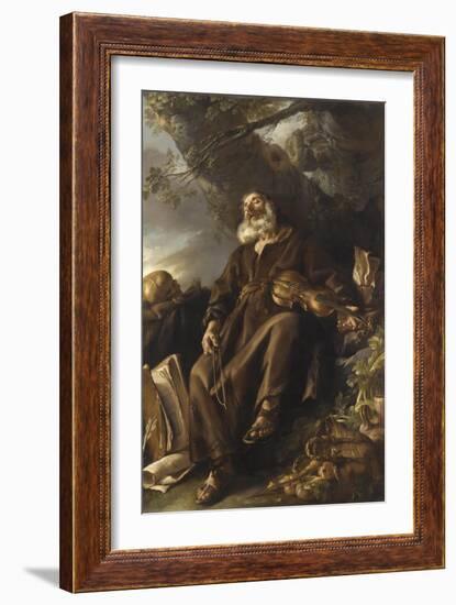 L'Ermite endormi-Joseph Marie Vien-Framed Giclee Print