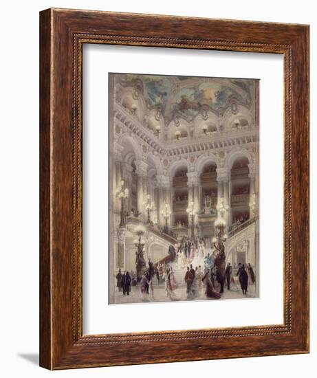 L'escalier de l'Opéra-Louis Beroud-Framed Giclee Print