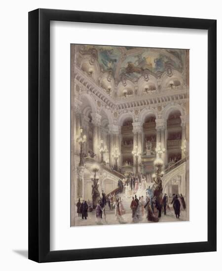 L'escalier de l'Opéra-Louis Beroud-Framed Giclee Print