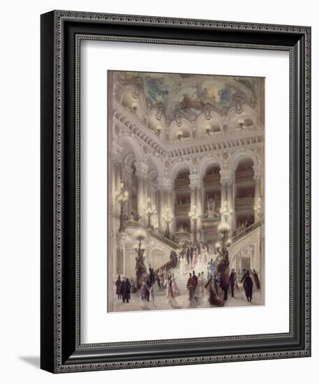 L'escalier de l'Opéra-Louis Beroud-Framed Giclee Print