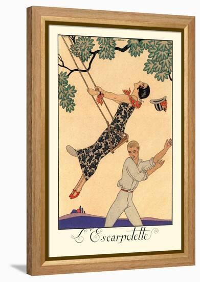 L'Escarpotette-Georges Barbier-Framed Stretched Canvas