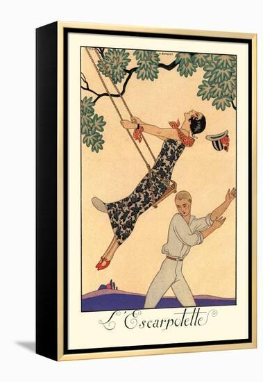 L'Escarpotette-Georges Barbier-Framed Stretched Canvas