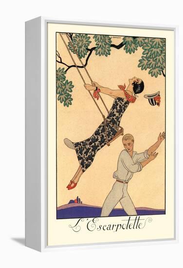 L'Escarpotette-Georges Barbier-Framed Stretched Canvas