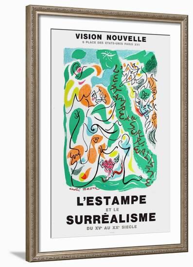 L'Estampe et le Surrealisme-André Masson-Framed Collectable Print