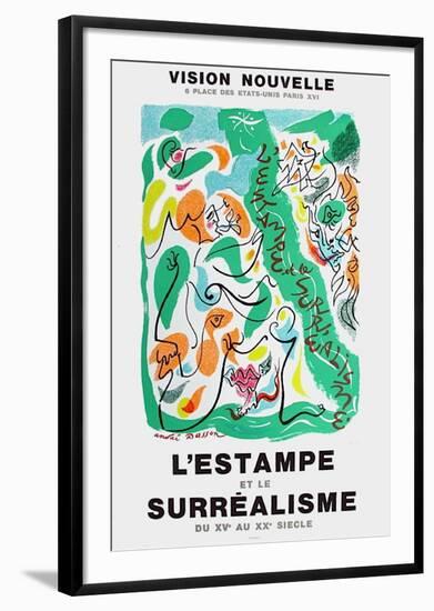 L'Estampe et le Surrealisme-André Masson-Framed Collectable Print