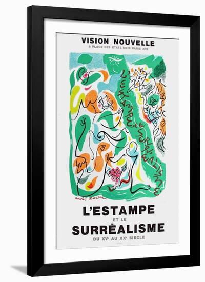 L'Estampe et le Surrealisme-André Masson-Framed Collectable Print