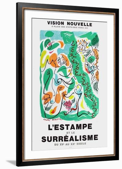 L'Estampe et le Surrealisme-André Masson-Framed Collectable Print