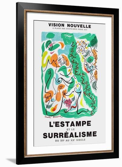 L'Estampe et le Surrealisme-André Masson-Framed Collectable Print