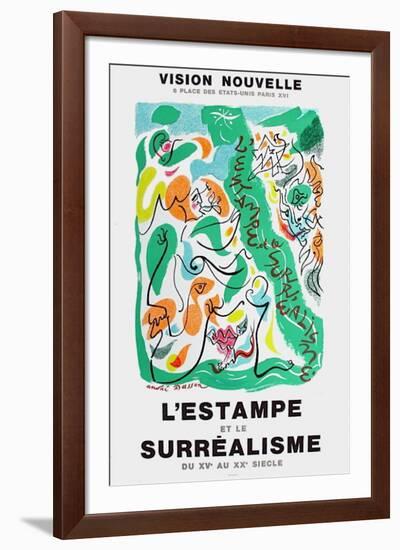 L'Estampe et le Surrealisme-André Masson-Framed Collectable Print