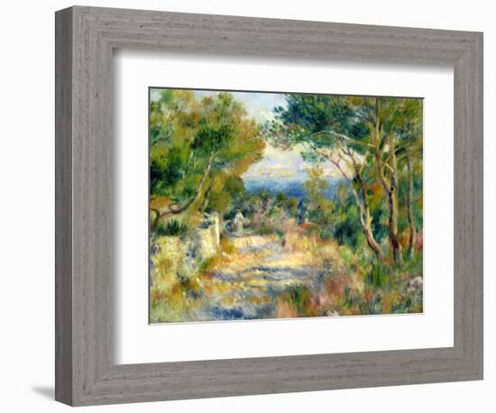 L'Estaque, 1882-Pierre-Auguste Renoir-Framed Giclee Print