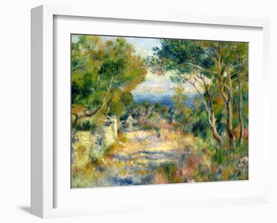 L'Estaque, 1882-Pierre-Auguste Renoir-Framed Giclee Print