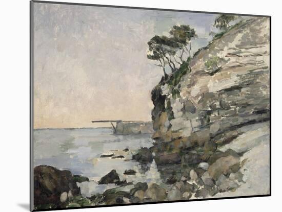 L'Estaque, effet du soir-Paul Cézanne-Mounted Giclee Print