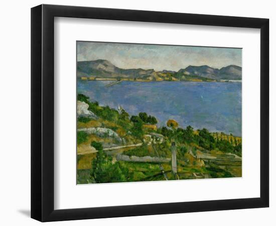 L'Estaque on the Gulf of Marseille, circa 1878-1879-Paul Cézanne-Framed Giclee Print