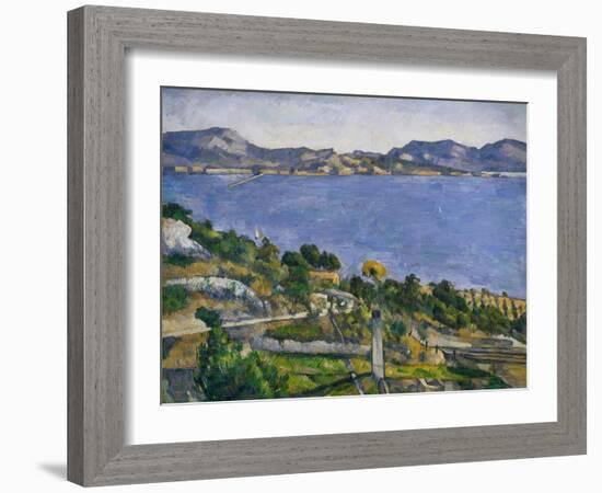 L'Estaque-Paul Cézanne-Framed Giclee Print