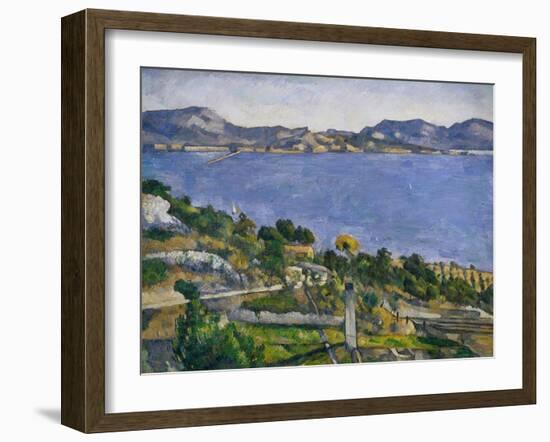 L'Estaque-Paul Cézanne-Framed Giclee Print