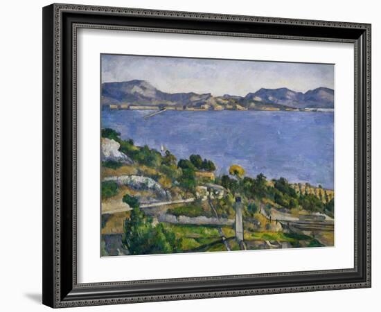L'Estaque-Paul Cézanne-Framed Giclee Print