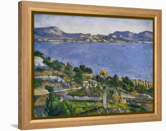 L'Estaque-Paul Cézanne-Framed Premier Image Canvas
