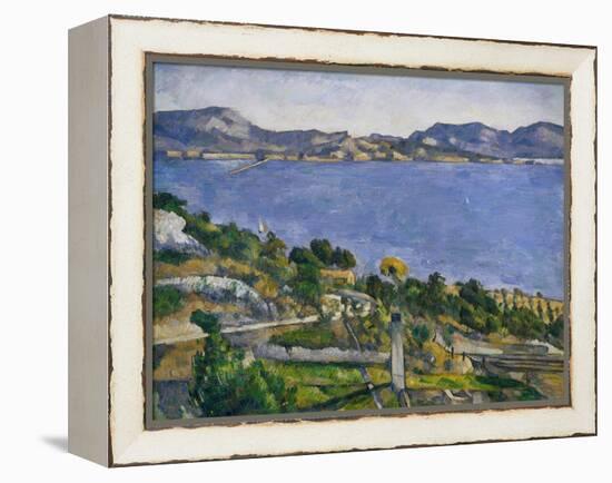 L'Estaque-Paul Cézanne-Framed Premier Image Canvas