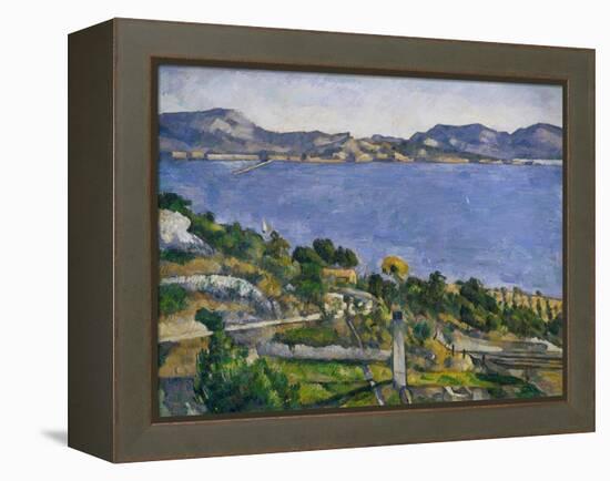 L'Estaque-Paul Cézanne-Framed Premier Image Canvas