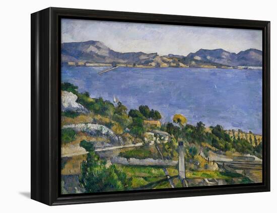 L'Estaque-Paul Cézanne-Framed Premier Image Canvas