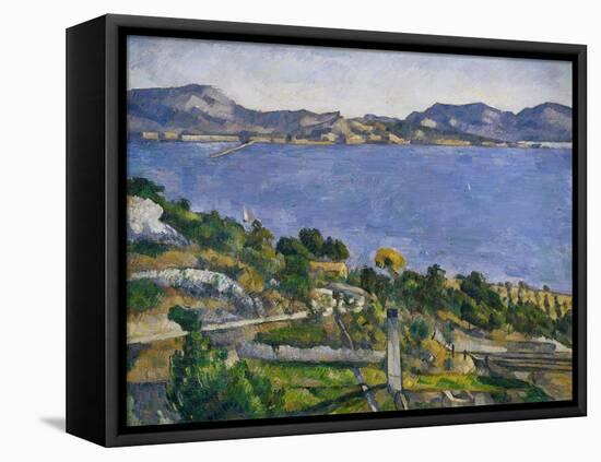 L'Estaque-Paul Cézanne-Framed Premier Image Canvas