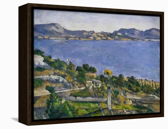 L'Estaque-Paul Cézanne-Framed Premier Image Canvas