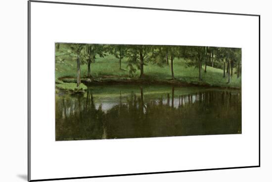 L'Etang De Menil, 1898-Fernand Khnopff-Mounted Giclee Print