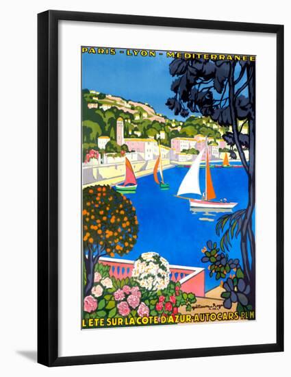 L'Ete Sur la Cote D'Azur-Unknown Unknown-Framed Giclee Print